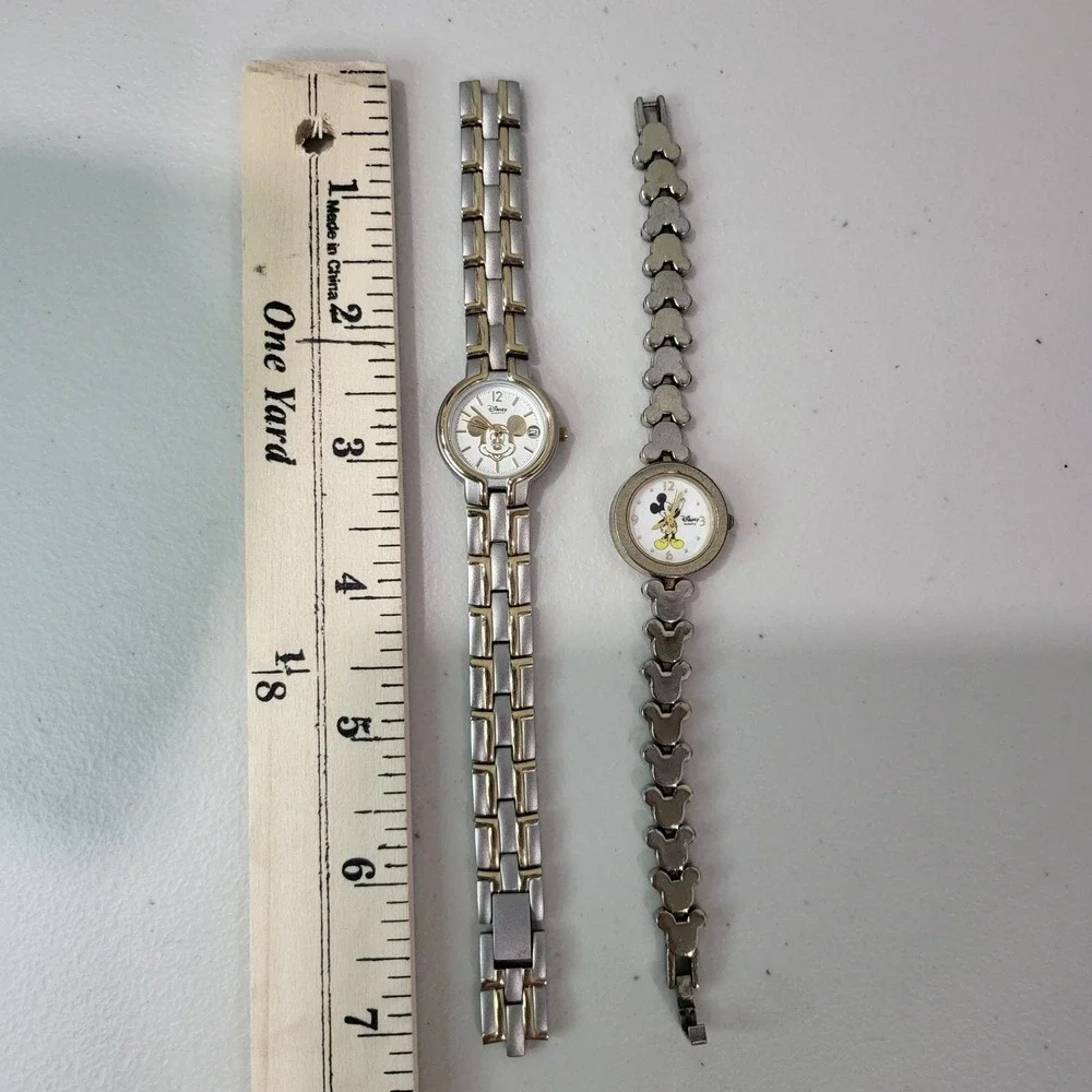 Mickey Mouse Official Disney Park Quartz Watches -Lot of 2